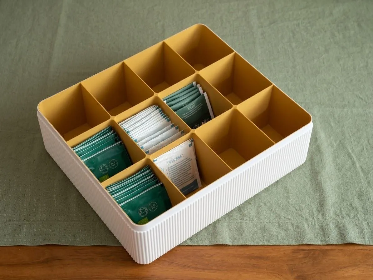 Teebox mit Fächern – Hauptbild